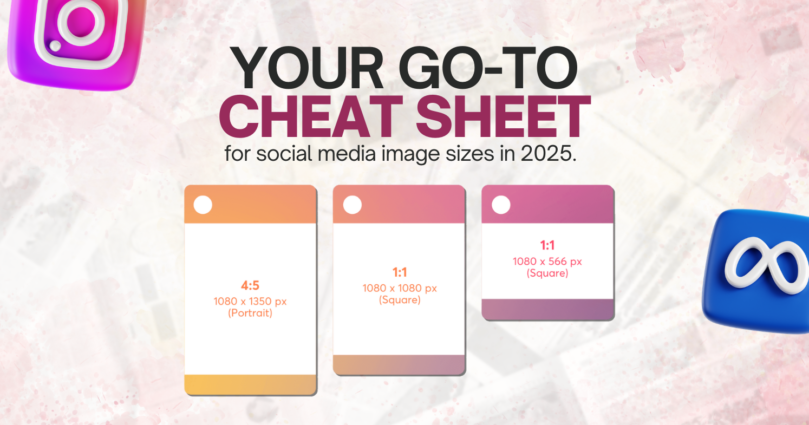 Your go-to cheat sheet for social media image sizes in 2025.