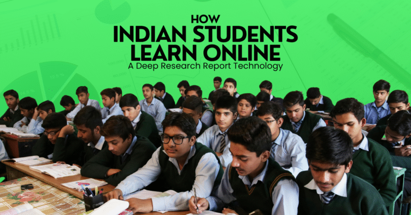 How Indian Students Learn Online: A Deep Research Report