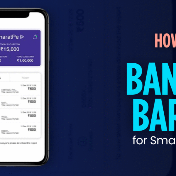 Small business owner using BharatPe mobile app for digital payments and instant loan access