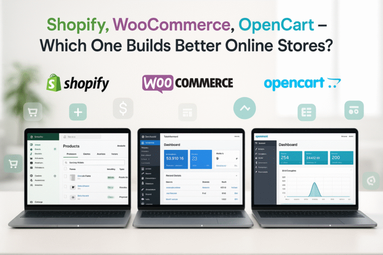 Shopify, WooCommerce, OpenCart – Which One Builds Better Online Stores?