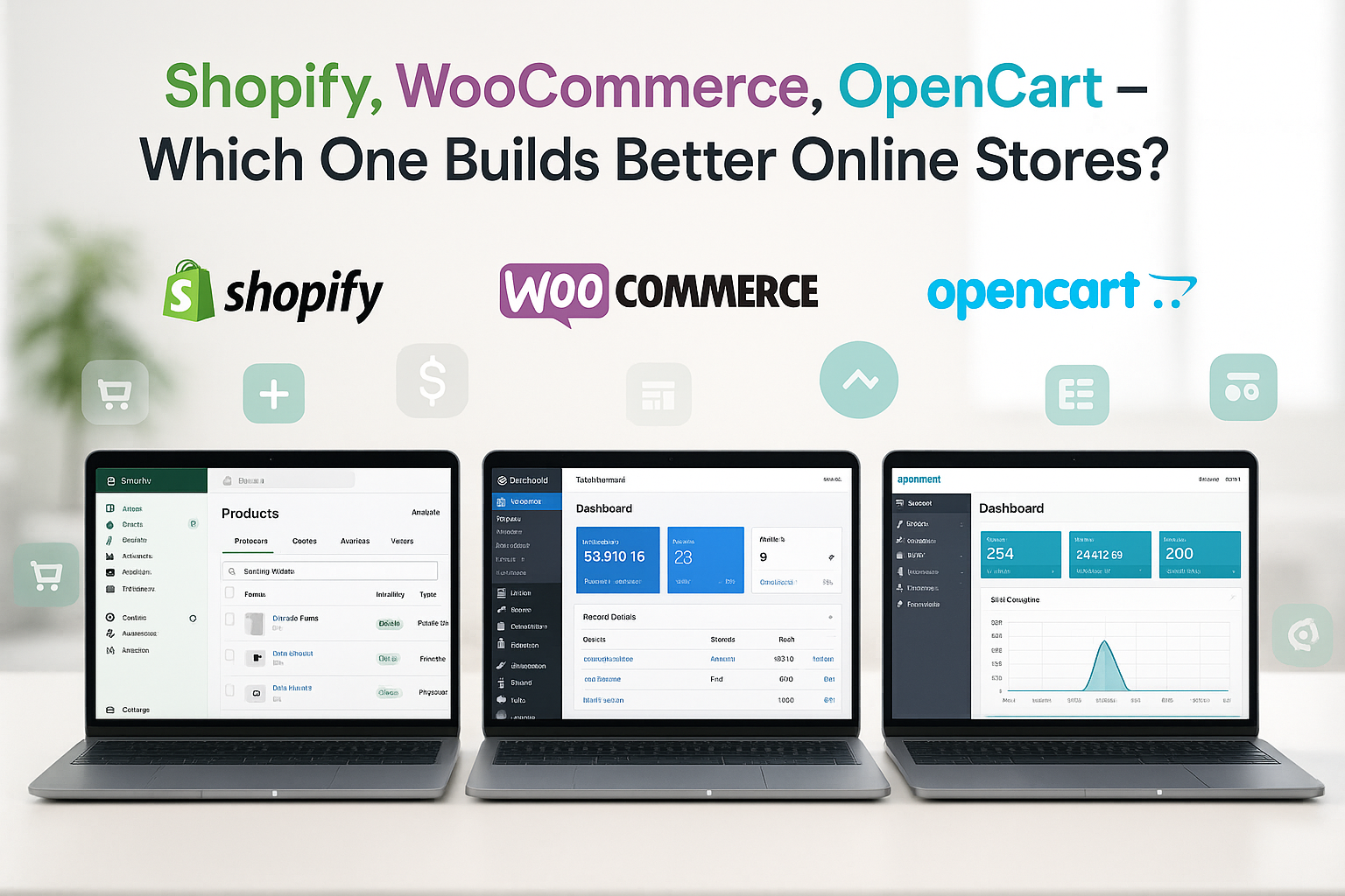 You are currently viewing Shopify vs WooCommerce vs OpenCart: Who Truly Rules the Ecommerce Empire in 2025?