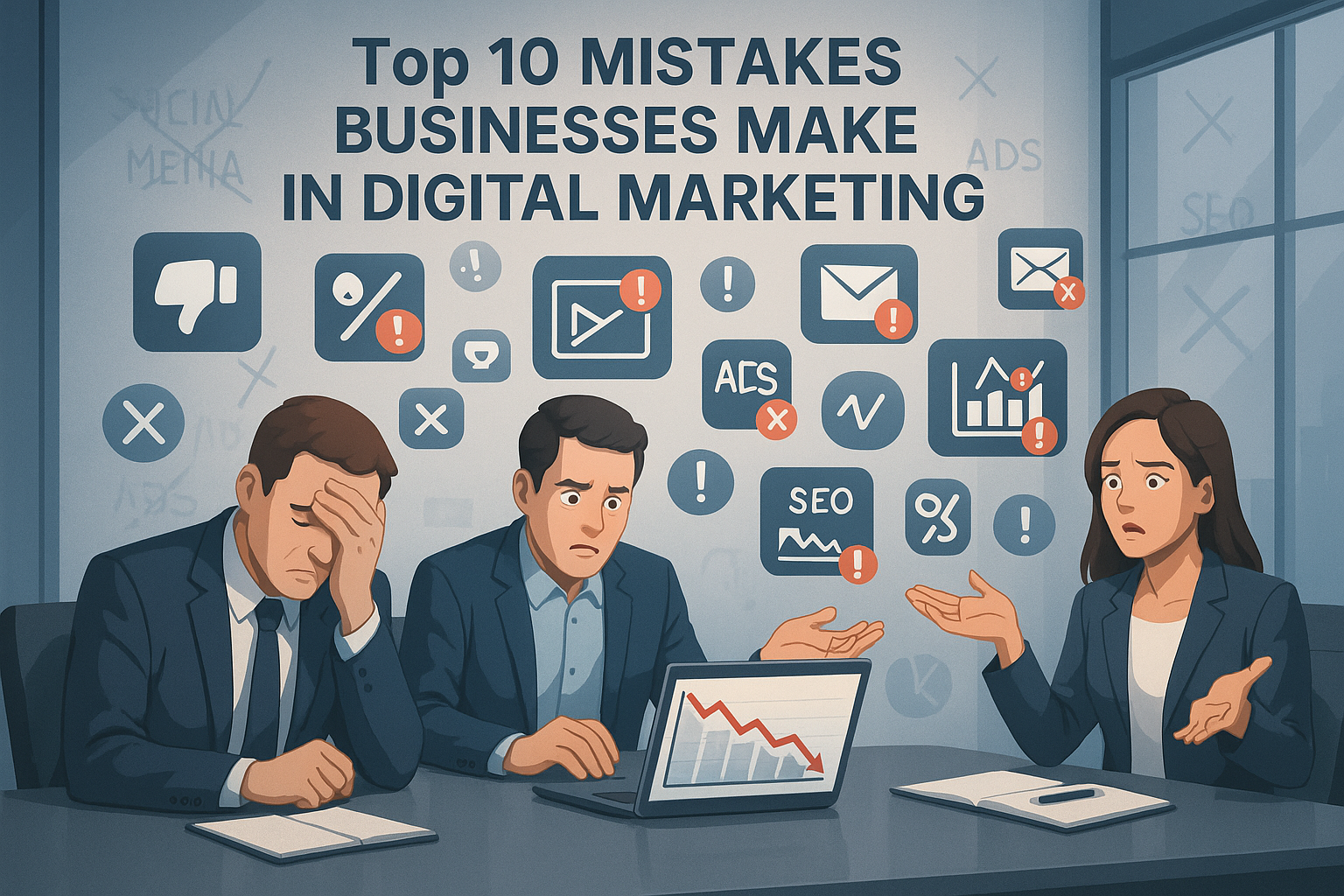 You are currently viewing Top 10 Mistakes Businesses Make in Digital Marketing