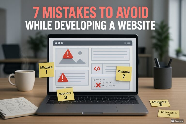 7 Mistakes to Avoid While Developing a Website | Web Development Tips