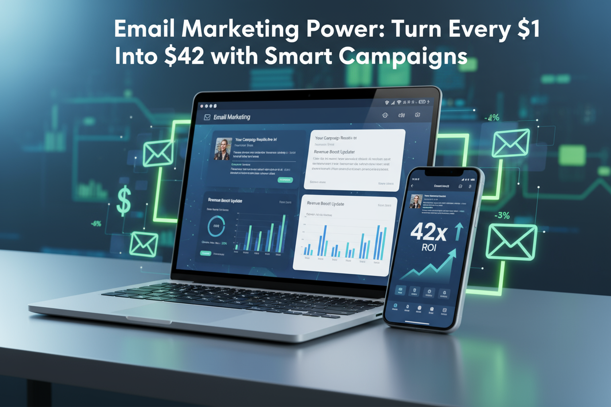 You are currently viewing Email Marketing Power: Turn Every $1 Into $42 with Smart Campaigns