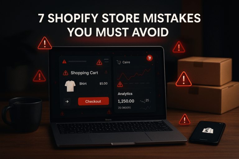 7 Shopify Store Mistakes You Must Avoid in 2025
