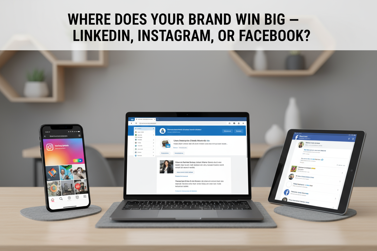 You are currently viewing Where Does Your Brand Win Big — LinkedIn, Instagram, or Facebook?