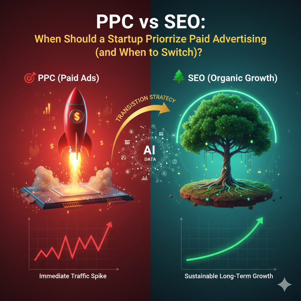You are currently viewing PPC vs SEO: When Should a Startup Prioritize Paid Advertising (and When to Switch)?