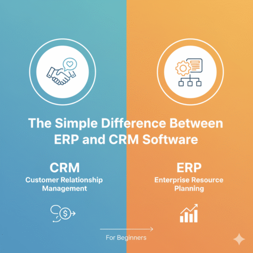 The Simple Difference Between ERP and CRM Software for Beginners