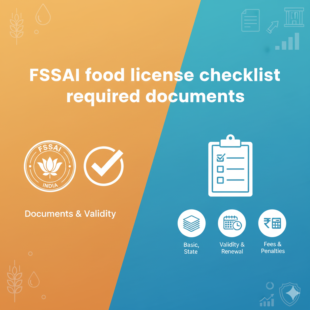 You are currently viewing FSSAI License Checklist 2025: Required Documents, Fees, & Penalties