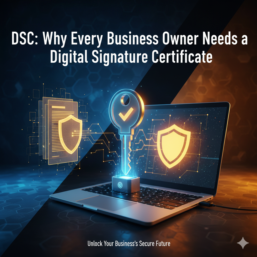 You are currently viewing DSC: Why Every Business Owner Needs a Digital Signature Certificate