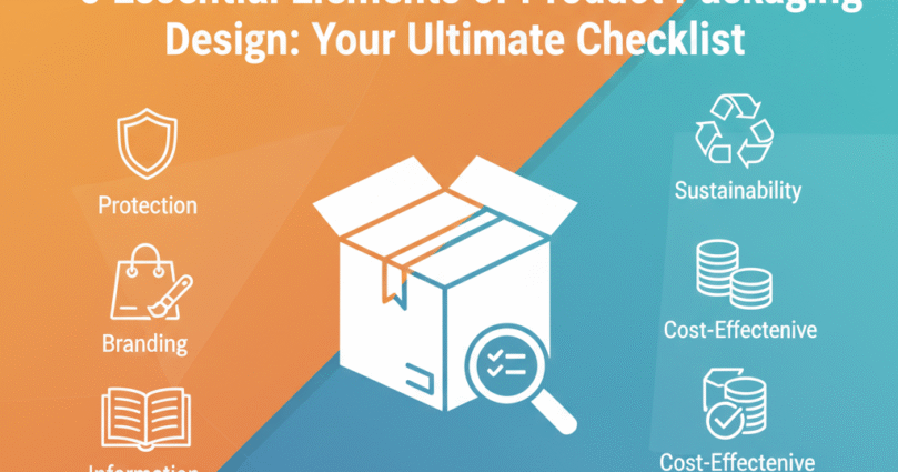5 Essential Elements of Product Packaging Design: Your Ultimate Checklist