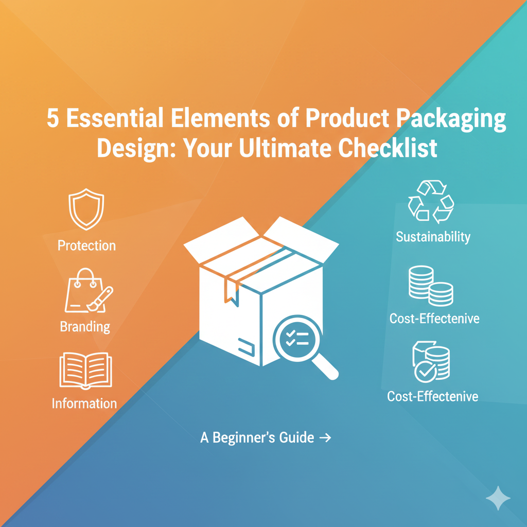 You are currently viewing 5 Essential Elements of Product Packaging Design: Your Ultimate Checklist