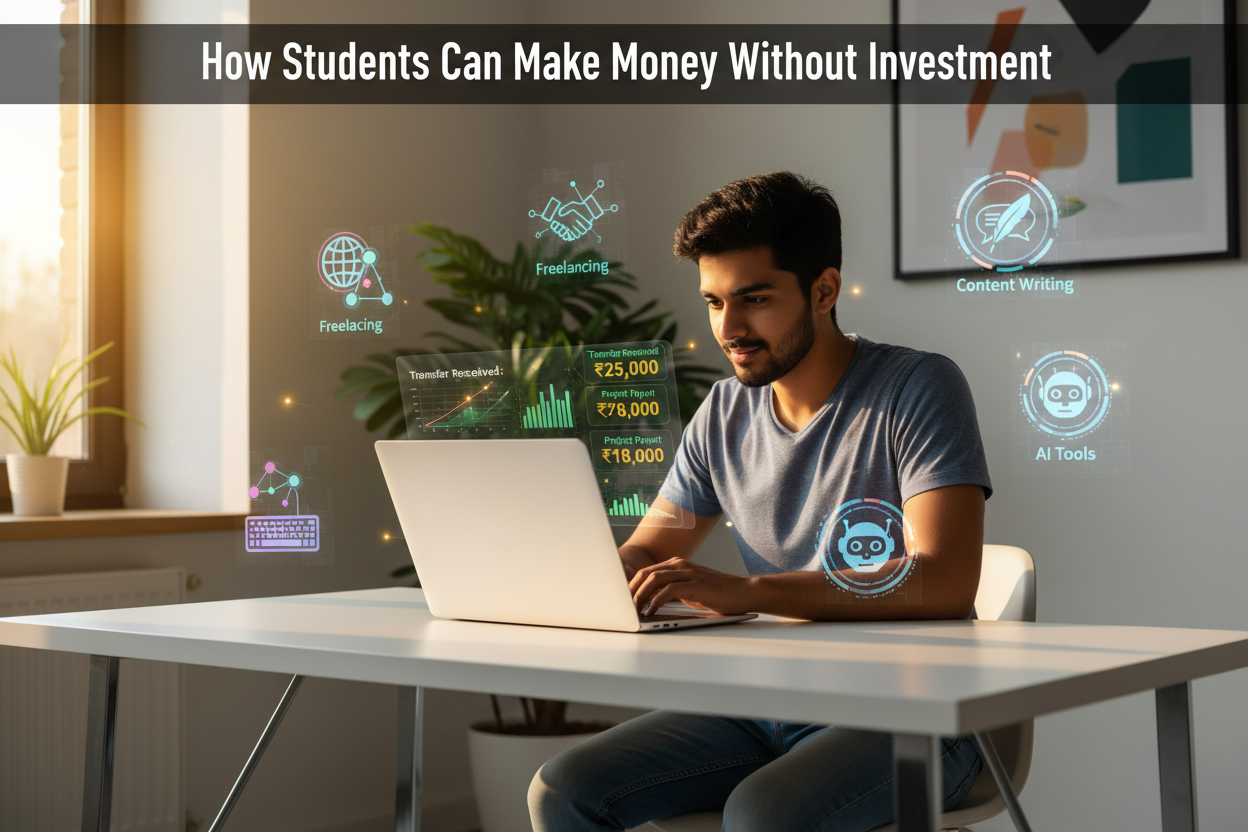 You are currently viewing How Students Can Make Money Without Investment