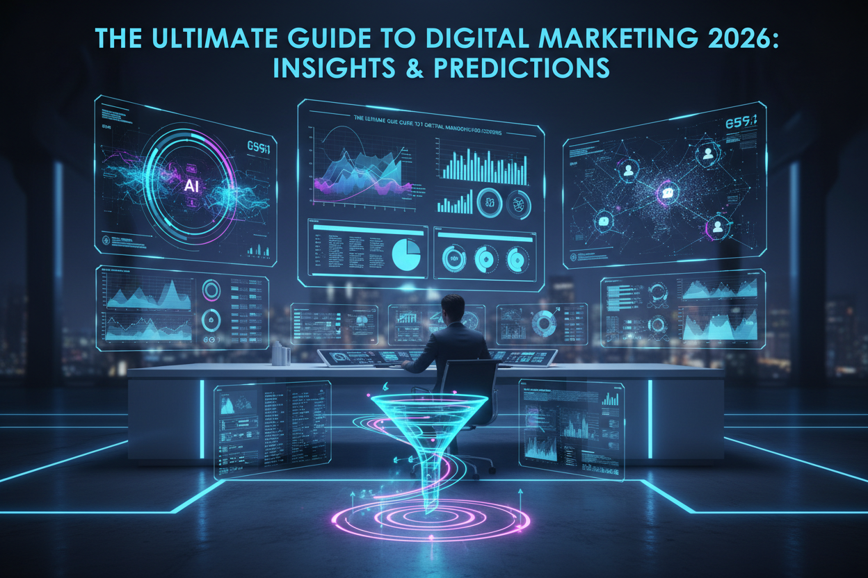 You are currently viewing The Ultimate Guide to Digital Marketing 2026: Insights & Predictions