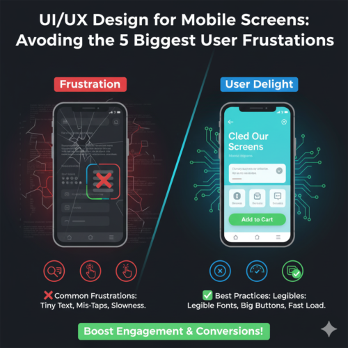 UI/UX for Mobile Screens: Avoiding the 5 Biggest User Frustrations