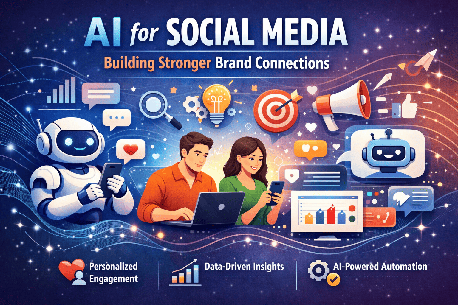 You are currently viewing How to Use AI for Social Media to Build Stronger Brand Connections