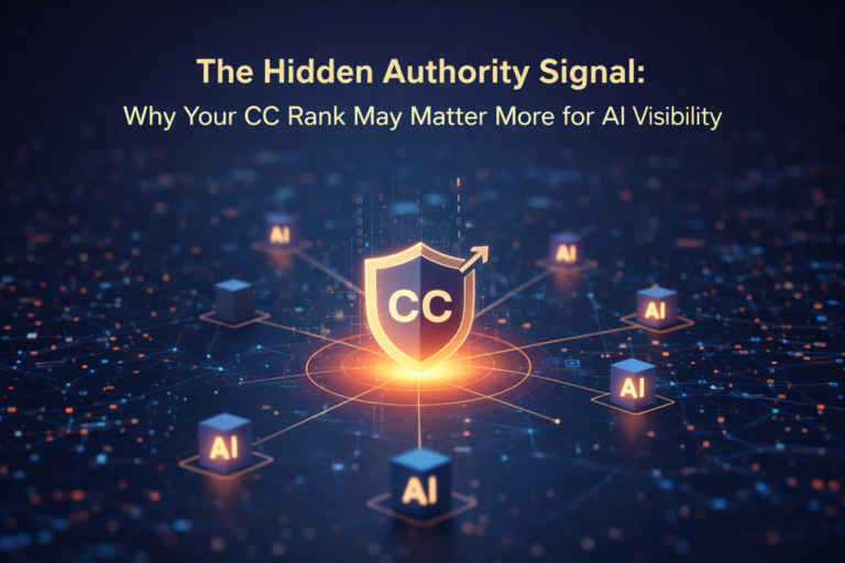 The Hidden Authority Signal: Why Your CC Rank May Matter More for AI Visibility