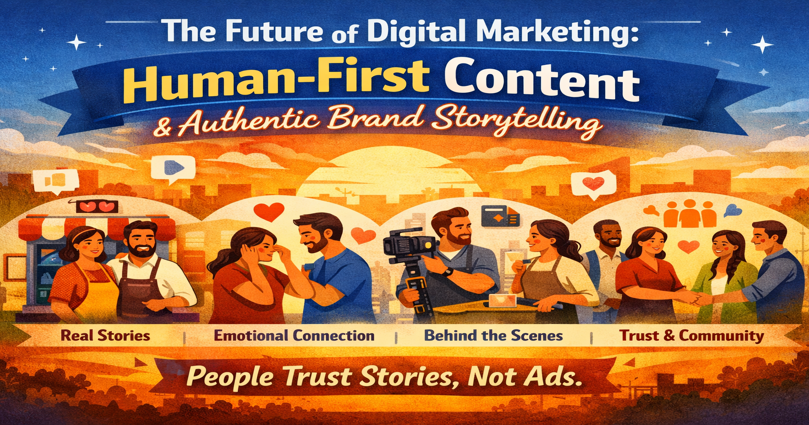 The Future of Digital Marketing: Human-First Content & Authentic Brand Storytelling