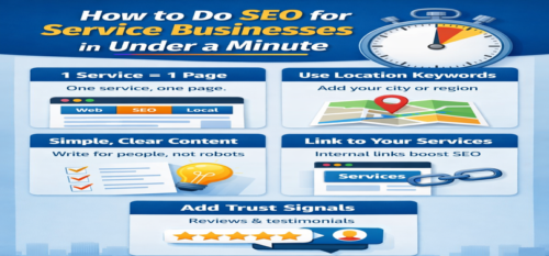 How to Do SEO for Service Businesses in Under a Minute