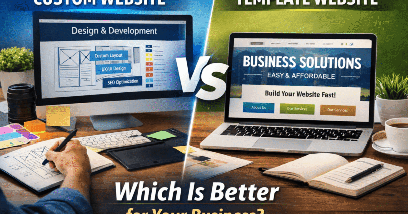 Custom Website vs Template Website: Which Is Better for Your Business?