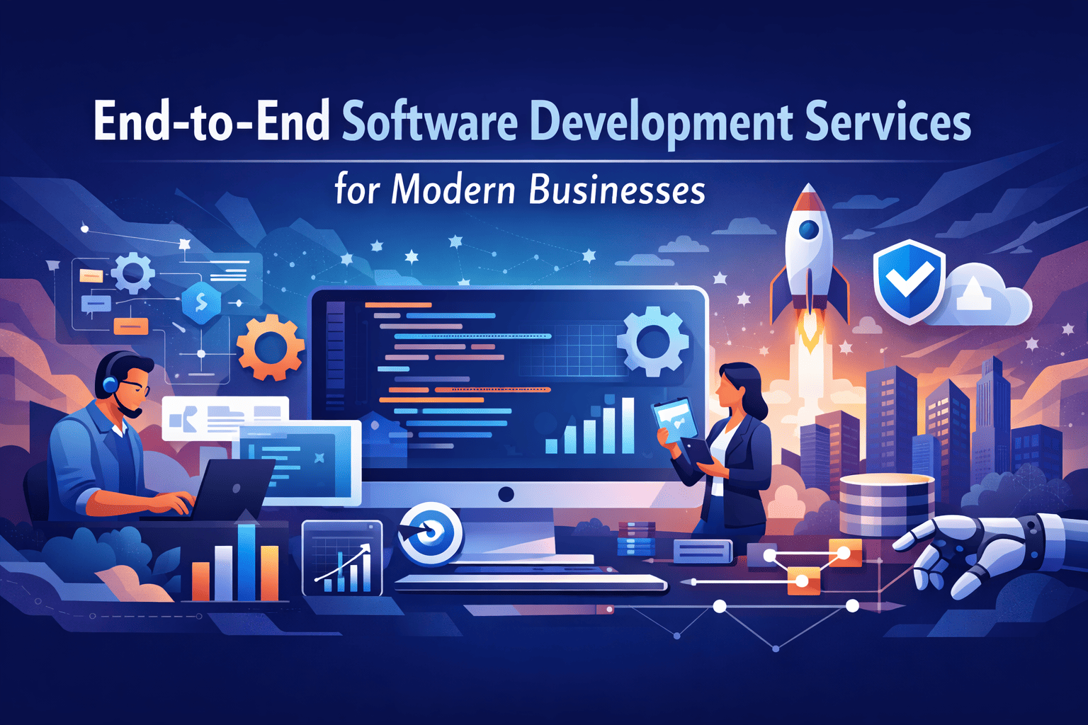 You are currently viewing End-to-End Software Development Services for Modern Businesses