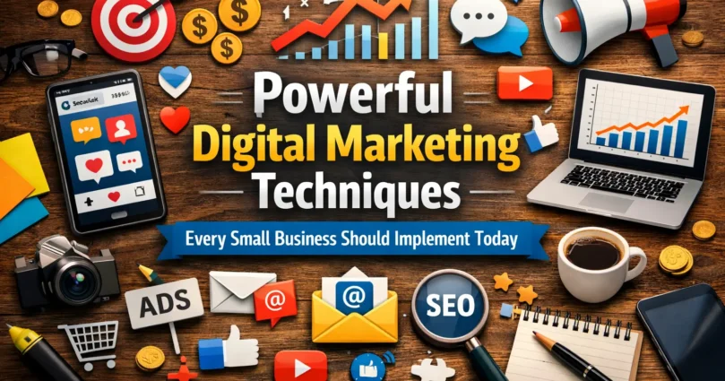 Powerful digital marketing techniques every small business should implement today