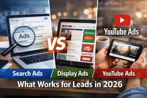 Search vs Display vs YouTube Ads: What Works for Leads in 2026