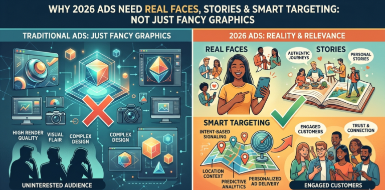 Ads Need Real Faces, Stories & Smart Targeting