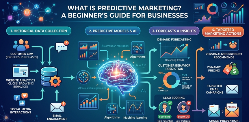 You are currently viewing What Is Predictive Marketing? A Beginner’s Guide for Businesses