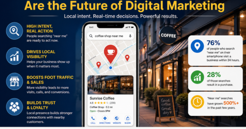 Why “Near Me” Searches Are the Future of Digital Marketing