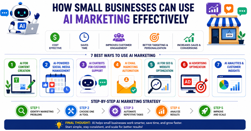 How Small Businesses Can Use AI Marketing Effectively