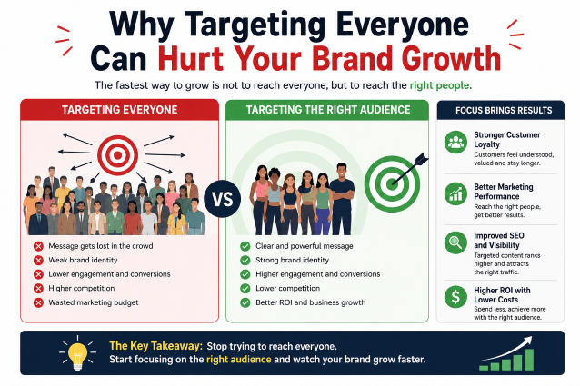 You are currently viewing Why Targeting Everyone Can Hurt Your Brand Growth