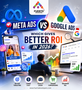 Read more about the article Meta Ads vs Google Ads: Which Gives Better ROI in 2026?