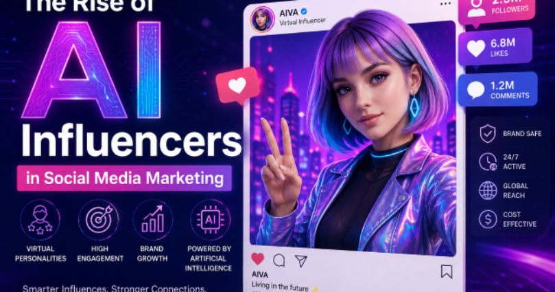 The Rise of AI Influencers in Social Media Marketing